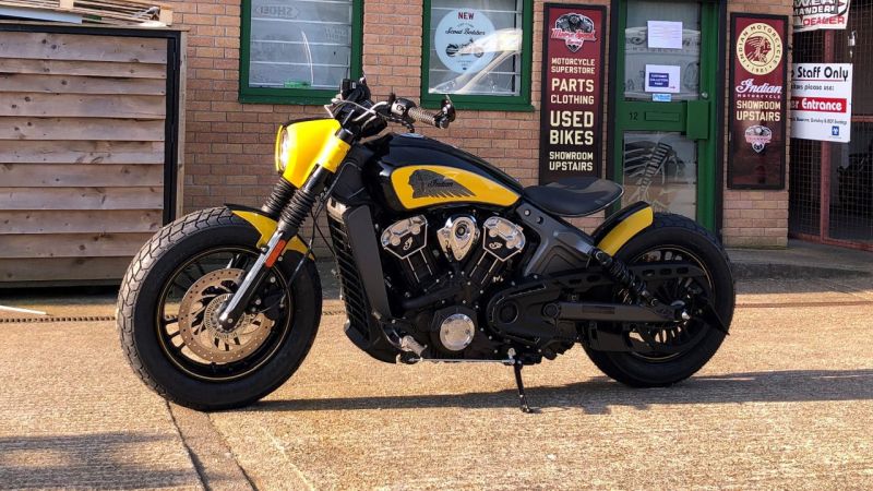 Indian Scout Icon Bobber by Moore Speed Racing