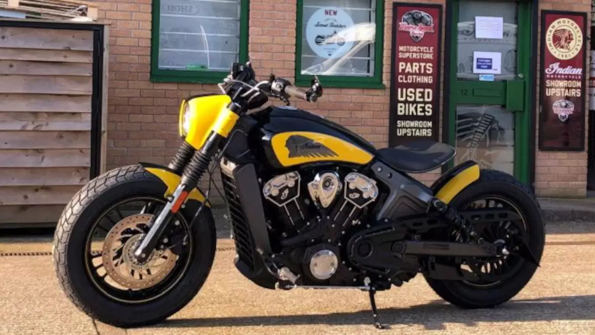 Indian Scout Icon Bobber by Moore Speed Racing