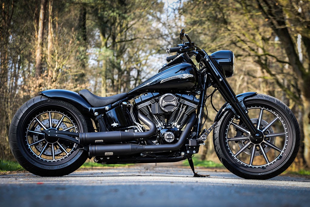 Harley-Davidson Fat Boy 'Fatblack' by Thunderbike