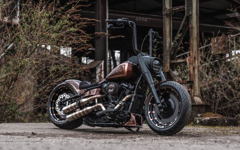 Harley-Davidson Fat Boy Ape hanger by X-Trem Customs