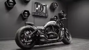 Harley-Davidson V-Rod Ass ‘EME Miami’ build by DD Designs