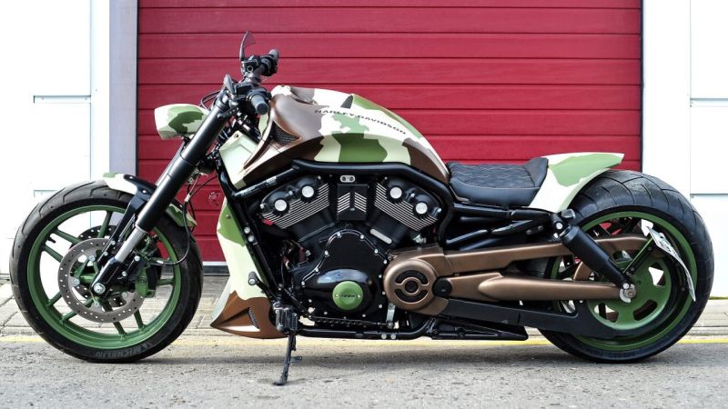 Harley-Davidson V-Rod ‘Camu’ by Allvrods