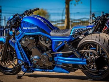 Harley-Davidson V-Rod custom by Hans Bozzies