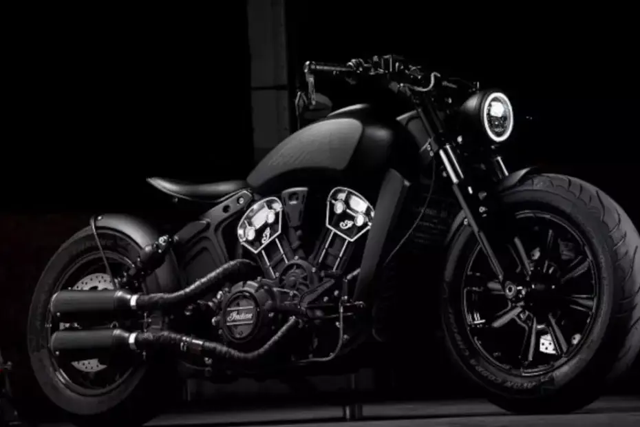 Indian Scout Bobber ‘Phantom’ by Tank Machine