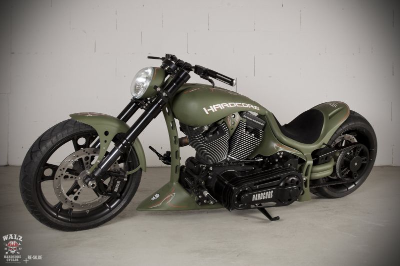Hardcore Cycles ▷ \'Green by Machine\' Walz DragStyle Cycles