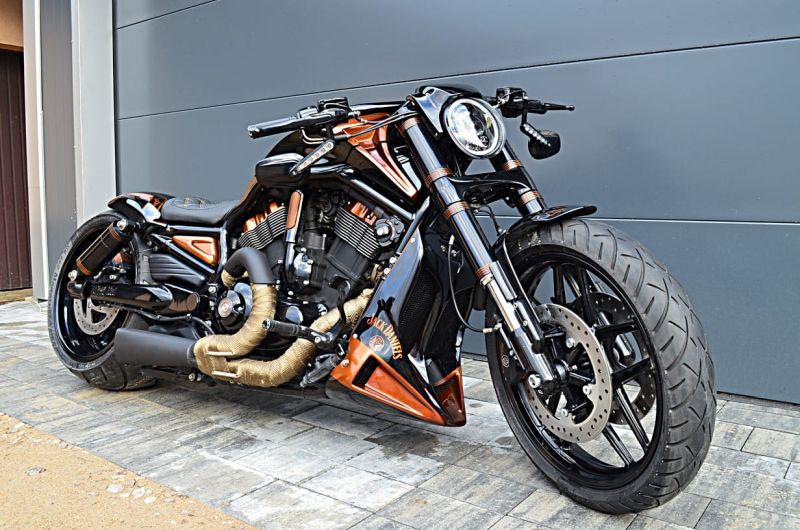 Harley-Davidson Night Rod ‘Jack Daniel’s’ by Fat Rod Customs