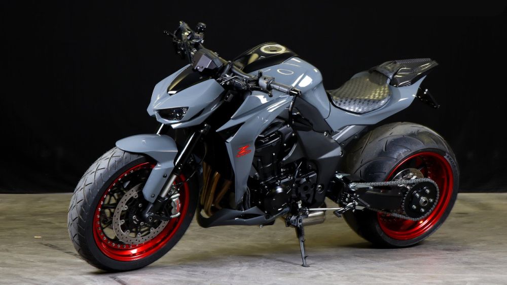 ▷ Kawasaki Z1000R Wide tires by Moto-Tech Schweiz