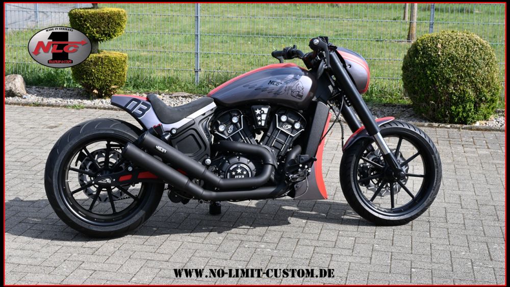 Indian Scout dragstyle ‘Tim’s Destroyer’ by No Limit Custom