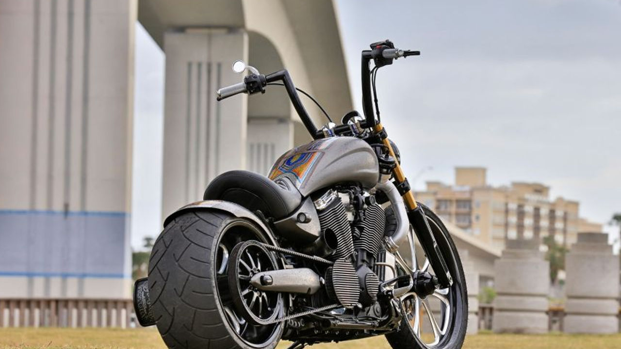 Victory Vegas Ape hanger by Conquest Customs