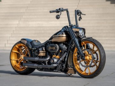 Harley-Davidson Fat Boy 'Dark Force' customized by Thunderbike