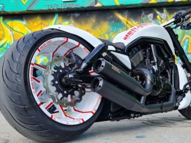 Harley-Davidson Night Rod 'Red stripes'  by Bad Boy Customs