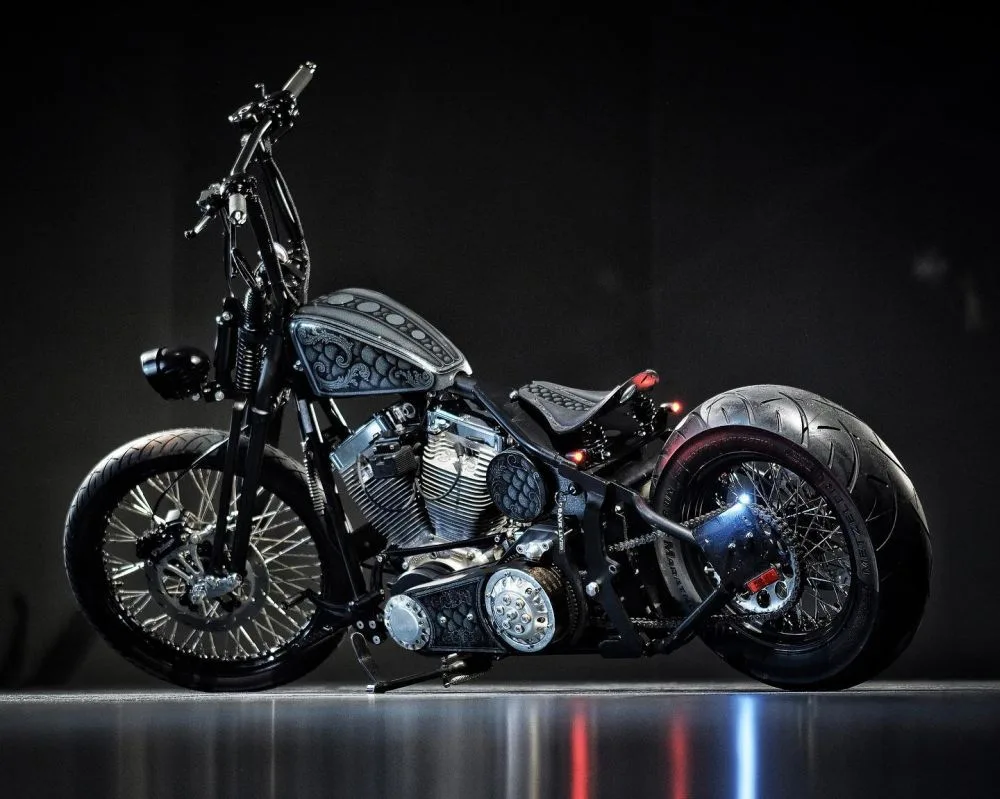 Harley-Davidson-Ape-hanger-bobber-by-SLC-Swiss