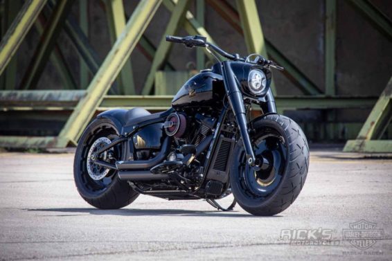 Harley-Davidson custom Fat Boy 'Onix' by Rick's Motorcycles