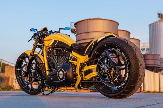 Harley-Davidson Softail Dragster 'Silverstone' by Thunderbike