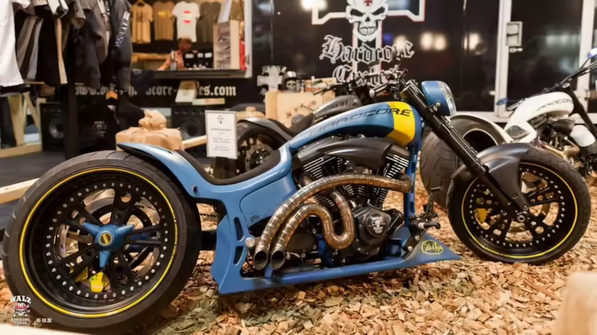 The Dragster Motorcycle 'Cote D'Azur' by Walz Cycles