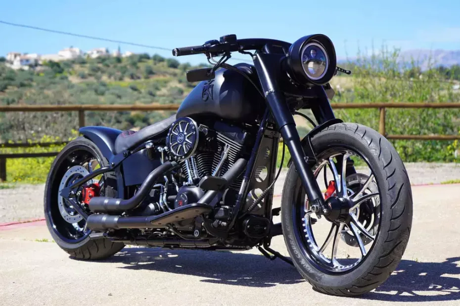 Harley-Davidson Deluxe 'OM Tibetan' by Lord Drake Kustoms