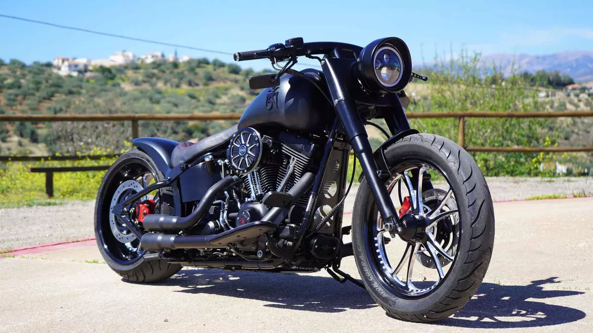 Harley-Davidson Deluxe 'OM Tibetan' by Lord Drake Kustoms