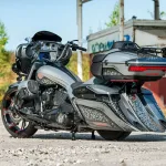 Harley-Davidson Ultra Glide modified in the Bagger style