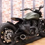 Indian Scout Rogue modified by Moore Speed Racing