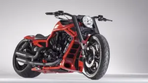 Harley Davidson V Rod ‘Reeeeed’ by Bündnerbike