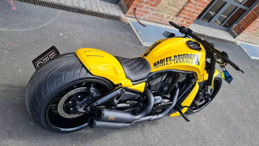 Yellow Fever_ The Enchanting Harley-Davidson V-Rod