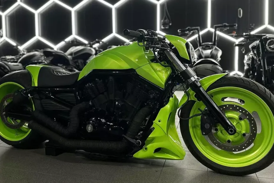 OPM Performance's Fluorescent Green Harley-Davidson