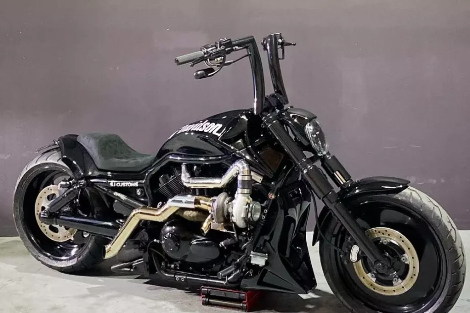 Harley-Davidson Turbo Rod by SJ Customs