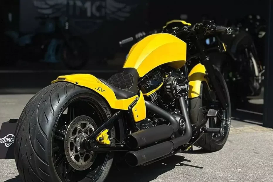 Harley Breakout 'Lambo Edition' by IMG Bikes