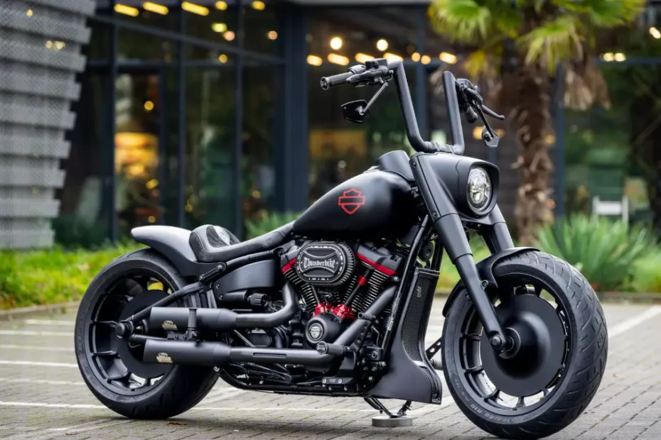 Harley-Davidson Softail Fat Boy 'Dark Inferno' by Thunderbike