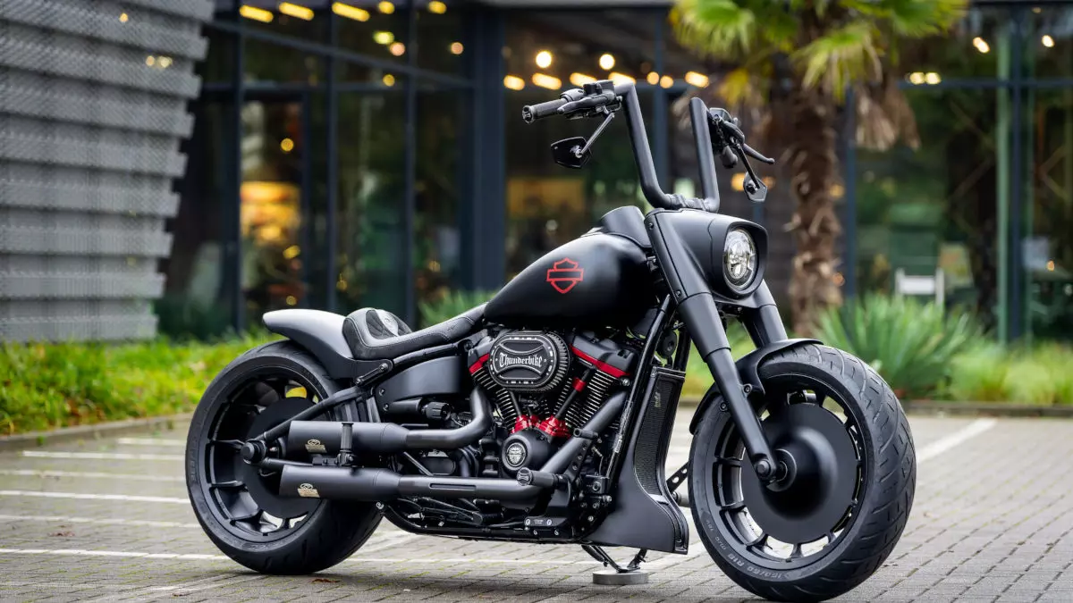 Harley-Davidson Softail Fat Boy 'Dark Inferno' by Thunderbike