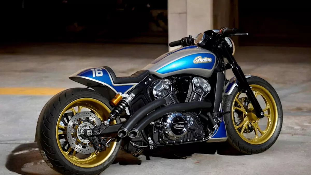 Indian Scout 240 'Neoracer' custom made by Lord Drake Kustoms