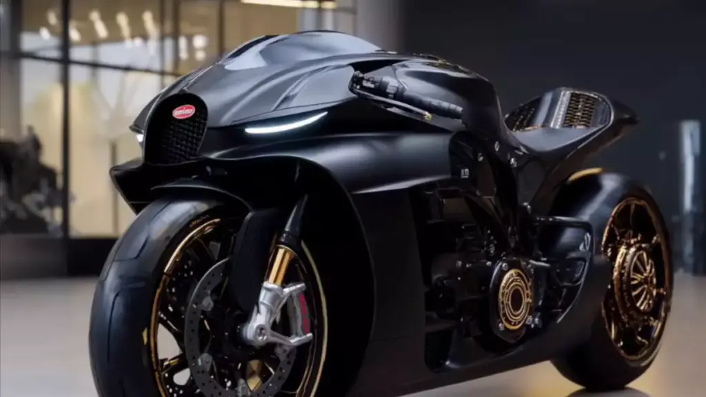 Bugatti-Inspired AI Motorcycle Concept
