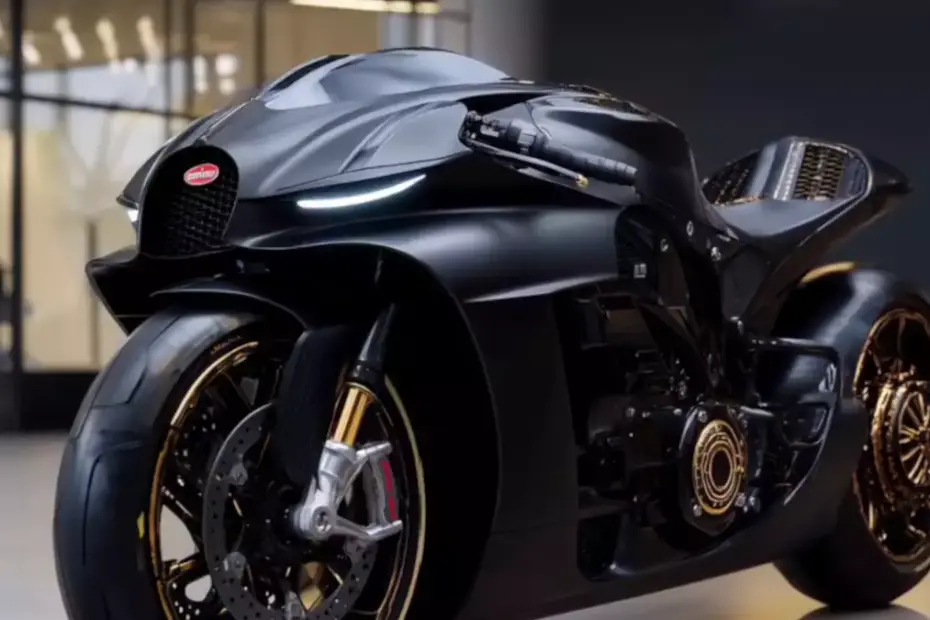 Bugatti-Inspired AI Motorcycle Concept