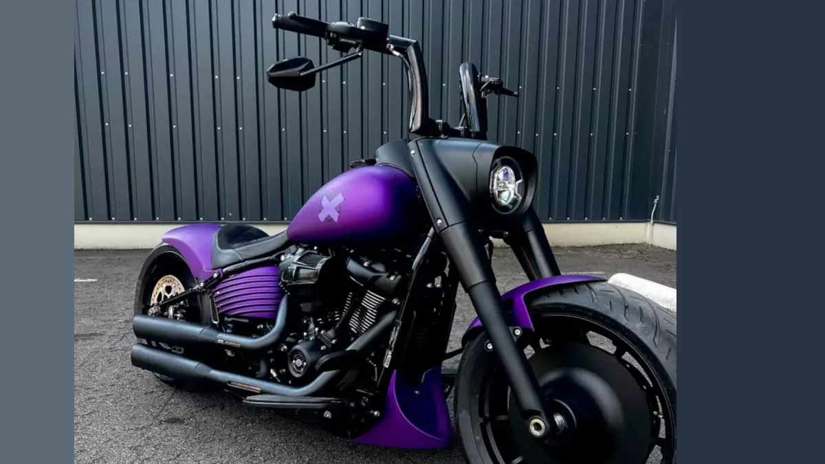 This stunning Fat Boy has been transformed by IMG Bikes