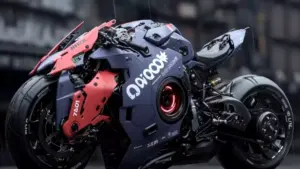 Futuristic Custom Motorcycle Concept