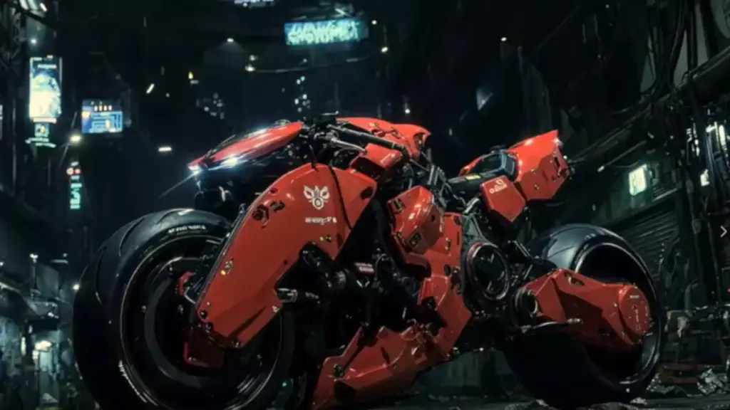 Cyberpunk motorcycles designed by AI