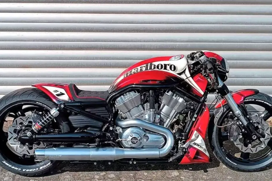 Wayne Rainey Tribute_ A Custom V-Rod with Marlboro Spirit
