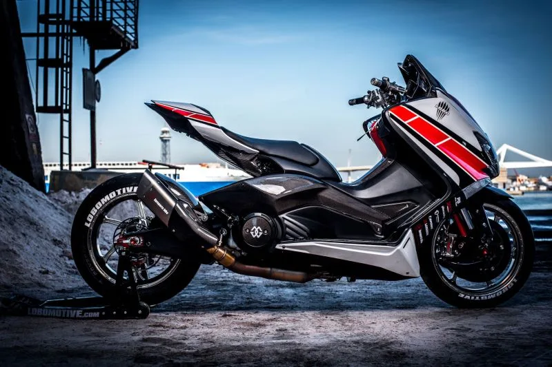 Yamaha Tmax Turbo By Lobomotive Dark Kustom Custom Bikes
